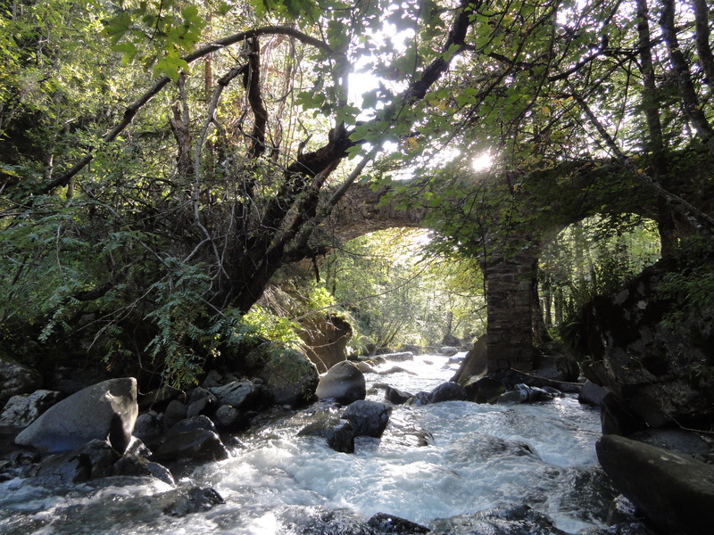 Roman bridge near the village of Huez