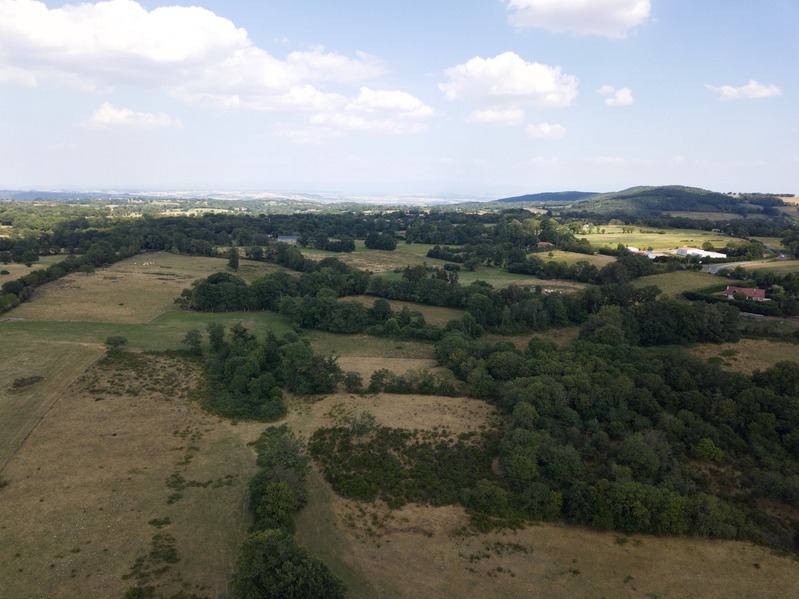 View East, from 100 m above the point