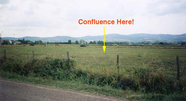 #1: view to NORTH / VIEW of confluence