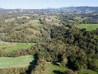 #9: View East, from 120m above the point