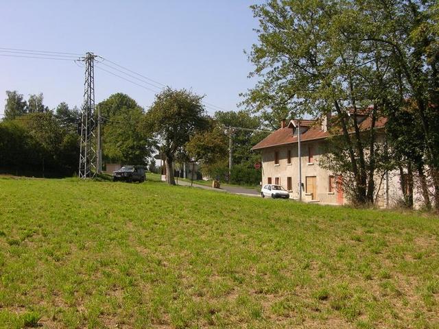 View back to the road / Blick zurück zur Straße