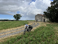 #7: My bicycle waiting on the road to la Corbini&egrave;re
