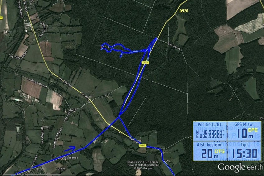 GoogleEarth, track & GPS