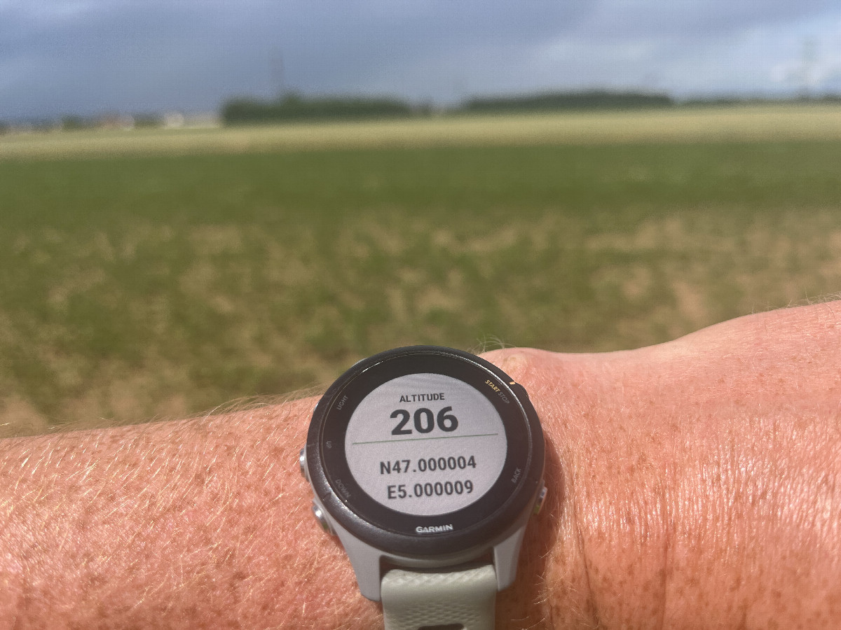 GPS reading