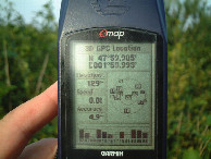 #2: The GPS-read out. Still 29 meters left.