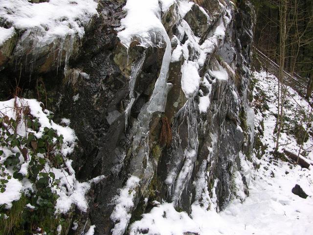 Frozen waterfall / Gefrorener Wasserfall