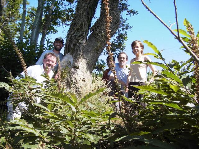 From left to right: Thomas, Werner, David, Captain Peter, Anika