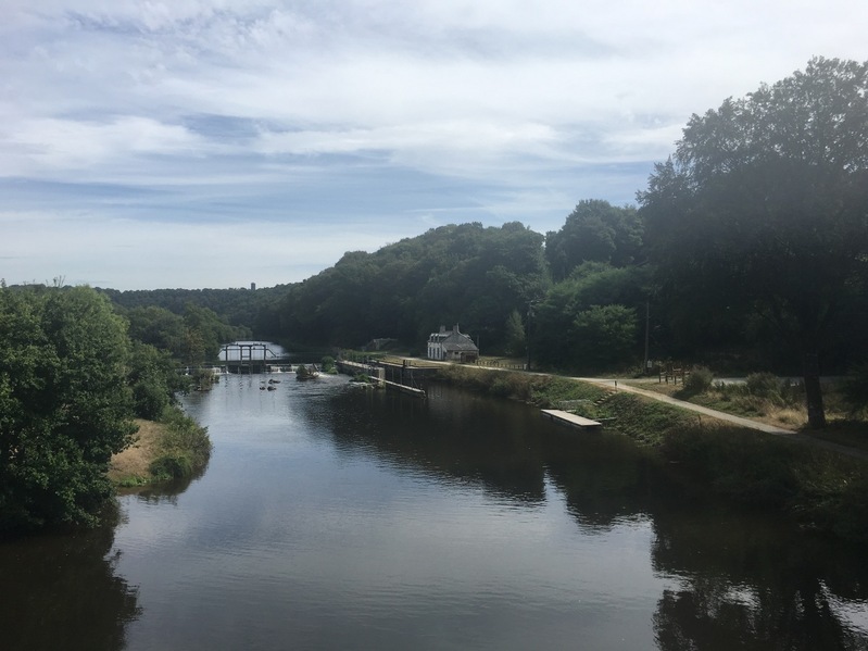 The river Le Blavet