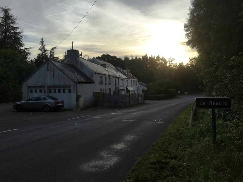 The village Le Reunic in 200 m distance