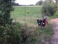 #9: Bike and ditch in the foreground