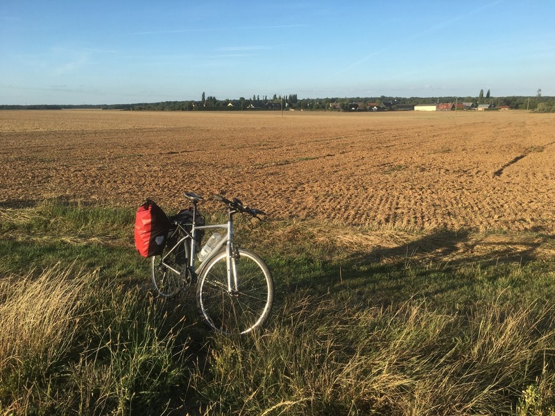 Bicycle parking near the Confluence