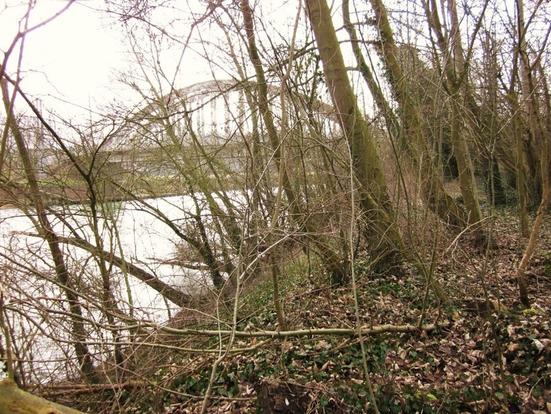 View from the point to the South, with the bridge