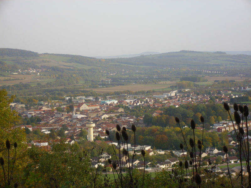 Pagny-sur Moselle seen from the viewing point