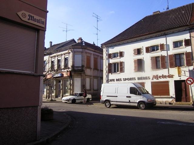 Sunday afternoon chat in the French village of Sarralbe