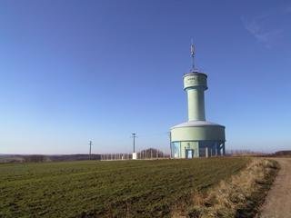 #1: Water tower at the confluence point