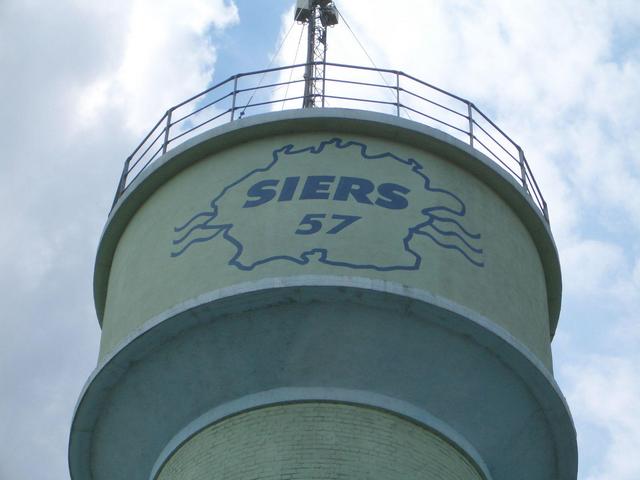 The water tower at the confluence