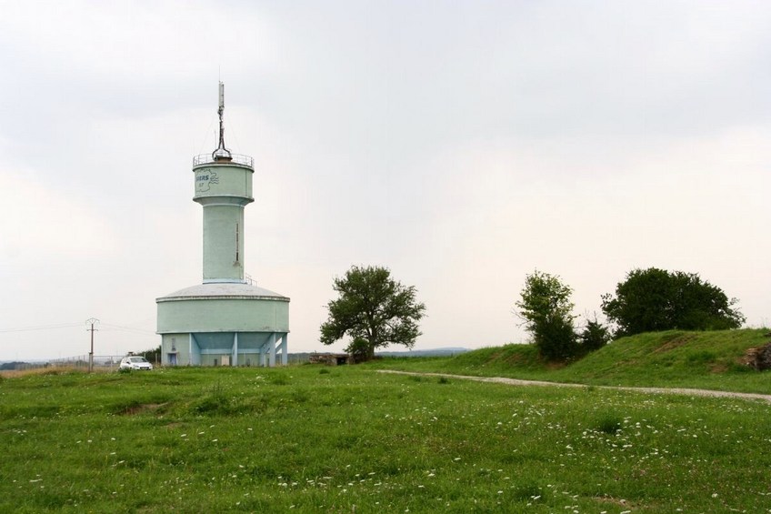 The water tower from the east side