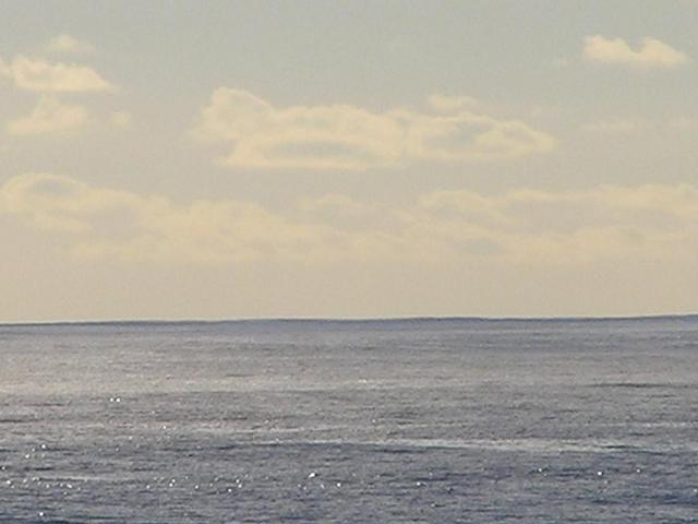 The coast of Brittany seen from the confluence