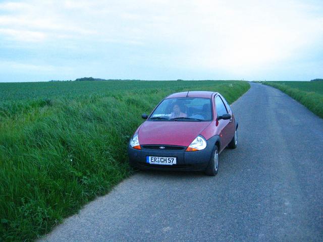 'KA' parked near the Confluence