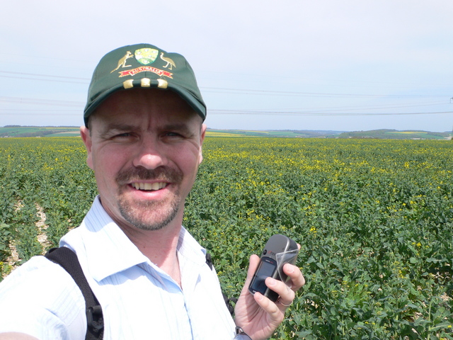 Peter on the Spot with the new GPS