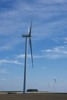 #7: A close-up view of the wind turbine that’s just to the North
