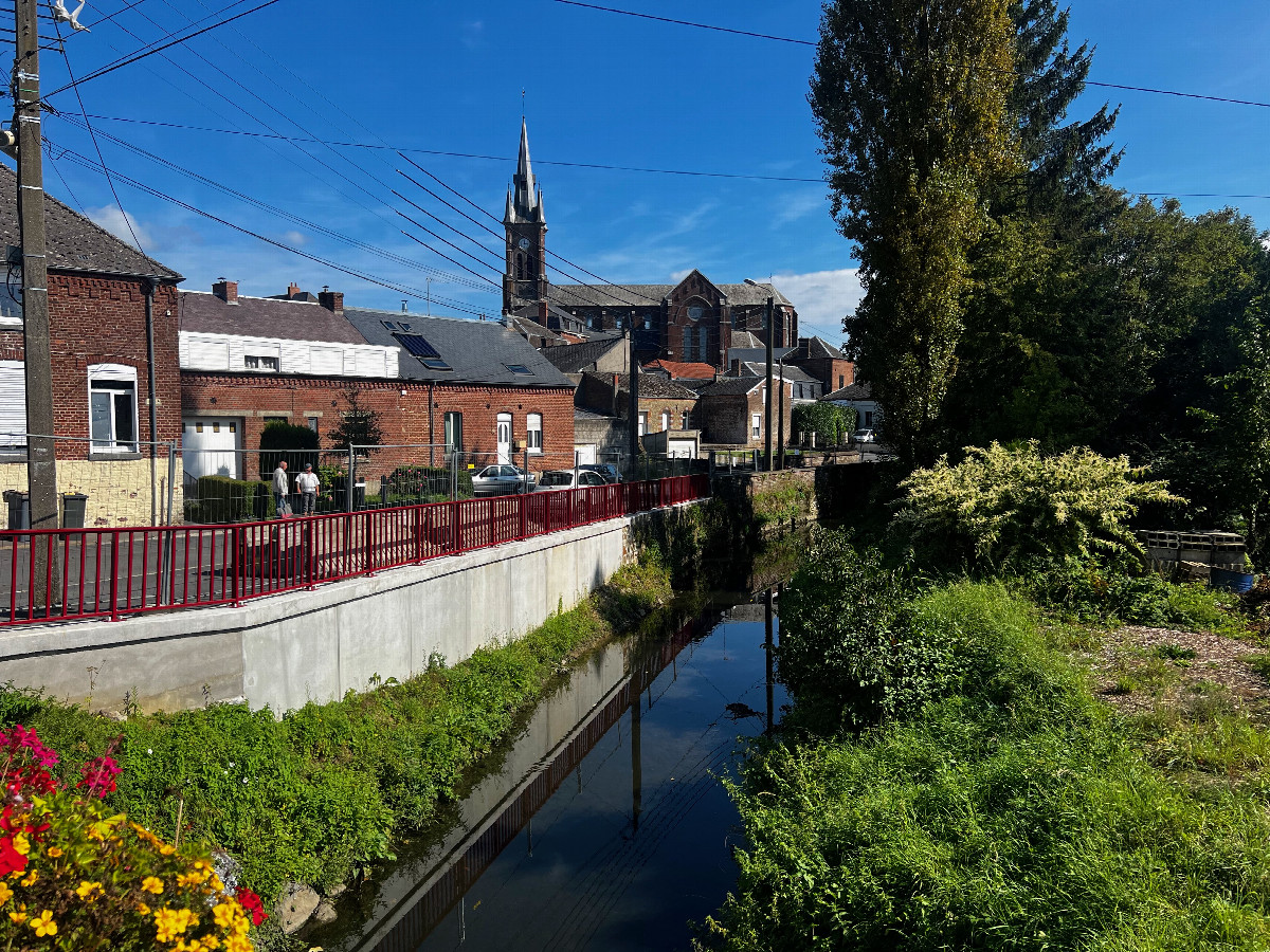 The pretty neaby village of Wignehies