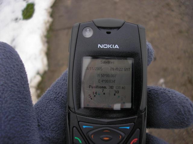 The GPS cellphone ! Working great !