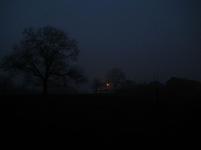 VERY dark somewhere in France...