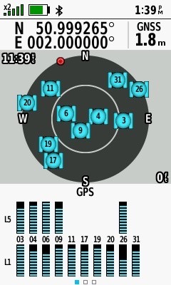 'Half zeros’: 82m short of 51 Degrees North, 2 Degrees East (GPS+Galileo+GLONASS)