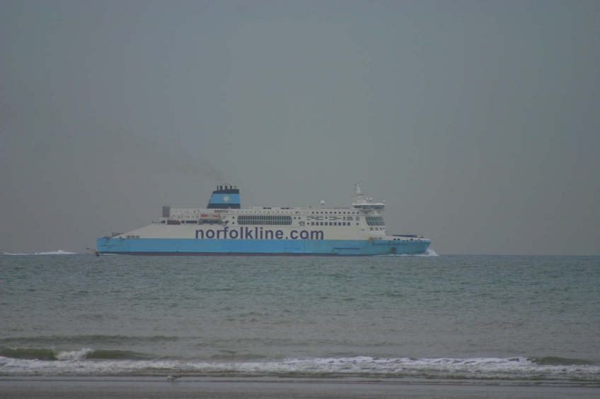 The ferry passing 51N 2E