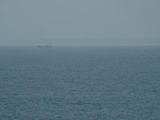 #1: Ghanaian coastline seen from the Confluence towards Northwest