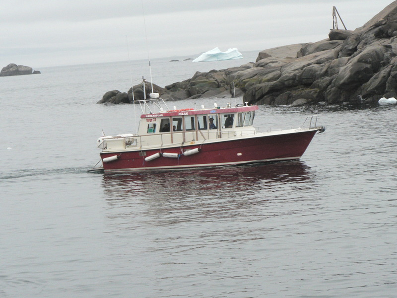 The TARGA 37 boat arrives in Nasarmijit