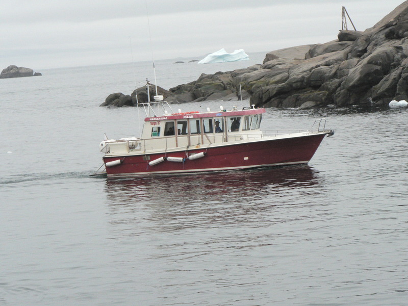 The TARGA 37 boat arrives in Nasarmijit