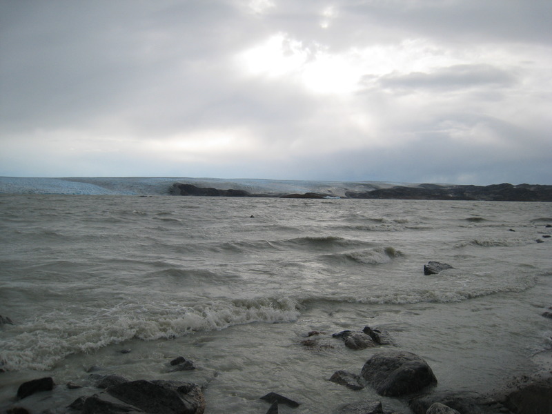 Looking at confluence from western shore (initial incomplete visit)