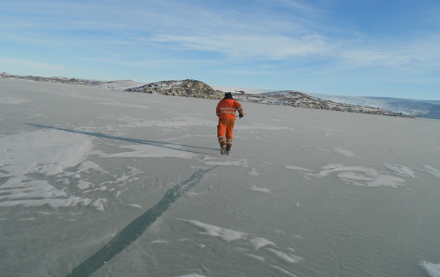 Sliding on ice