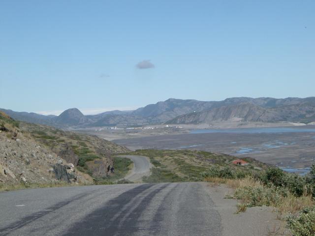 On the road back to Kangerlussuaq