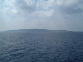 #1: Ghavdopoúla Islet seen from the confluence towards South