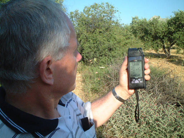 My father at the confluence.