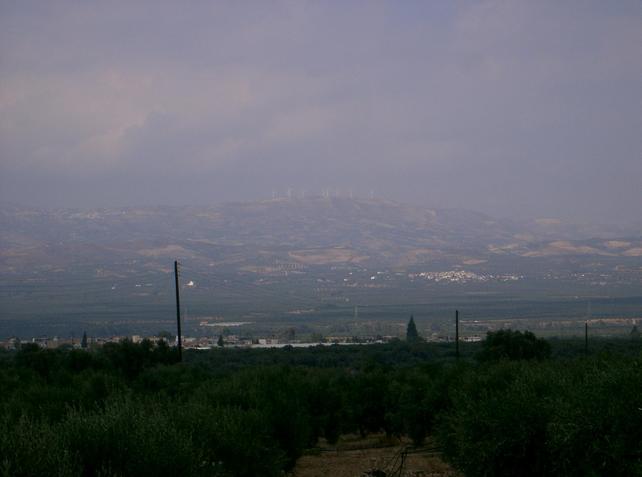 Distant view of Vagionia