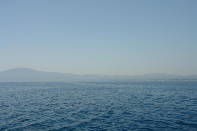 Looking west from confluence, mount Lycodimon