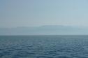 #3: Looking east from confluence, mount Taygetos