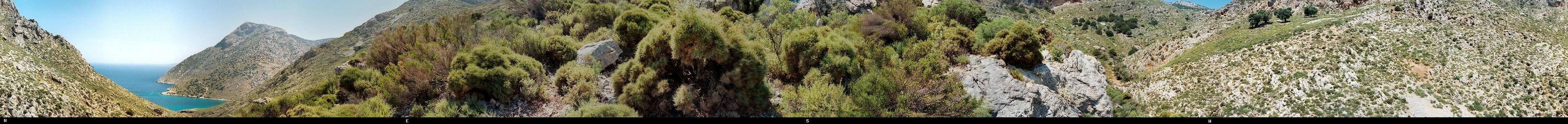 360 degree panorama view from the confluence point