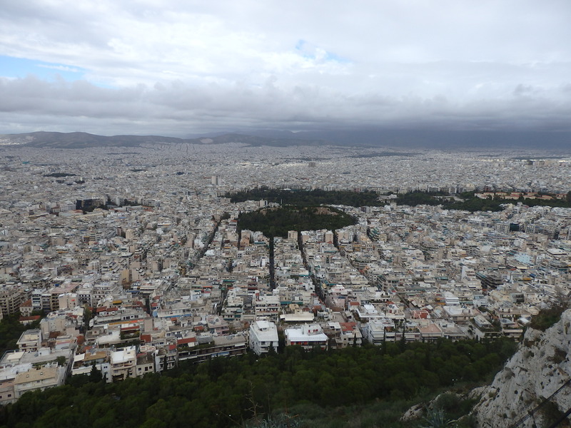 Athens as seen from Mount Lycabettus