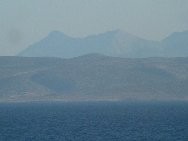 Óros Pelinaío, the highest elevation of Khíos