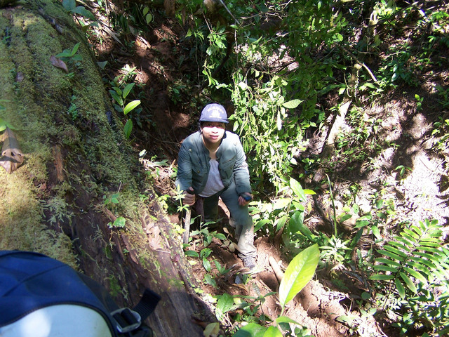 Anabella on trail