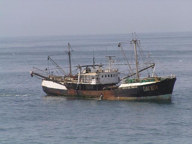 The Senegalese beam trawler "Marcantonio Bragadin" southwest of the Confluence