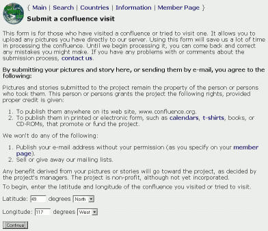 Enter Latitude/Longitude example