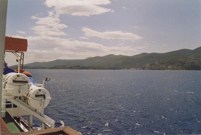 Looking southeast, island of Korčula