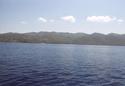 #2: Looking south, to the island of Korcula