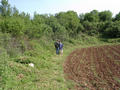 #5: Michael and Basti at the confluence, seen from the South.